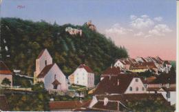 Litho Pfirt Ferrette Maison Um 1915 - Ferrette