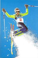 AUSTRALIA MAXICARD SKIING  SPORT WOMAN  NOT STAMPED ND(1984) READ DESCRIPTION !!! - Briefe U. Dokumente