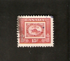 R.12-3-3. Canada Reign Of George VI - 1951 Stamp Centenary 15c 15 Cents - Autres & Non Classés