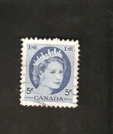 R.12-3-4. Canada Reign Of George VI - 1954 Queen Elizabeth II - 5c 5 Cents - Andere & Zonder Classificatie