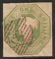 GRAN BRETAÑA 1847/54 - Yvert #7 (Recortado) - VFU - Used Stamps