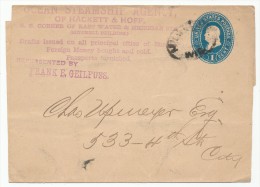 USA POSTAL STATIONERY NEWSPAPER WRAPPER # U294 VARIETY (1890es) - Autres & Non Classés