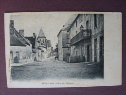 CPA 60 ATTICHY Rue Du Chateau Tonneaux Avant 1905 - Attichy