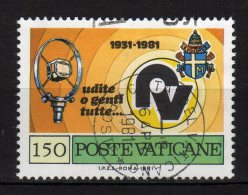 VATICANO - 1981 YT 703 USED - Gebraucht