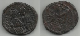 EMPIRE BYZANTIN .JUSTIN II ET SOPHIE . FOLLIS  .  565 à 578 . - Byzantinische Münzen