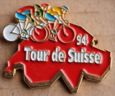 TOUR DE SUISSE CYCLISTE 1994 - VELO - CYCLISTE - CARTE DE LA SUISSE    -   (5) - Cycling