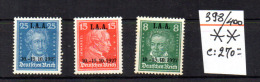 1927     I.A.A.    B.I.T., 398 / 400**, Cote 270 €, - Ungebraucht