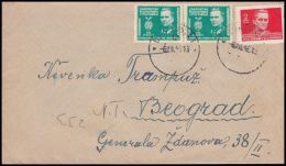 Yugoslavia 1946, Cover Dubrovnik To Beograd - Covers & Documents