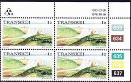 Transkei - 1976 - First Definitive Customs, Traditions, Agriculture, Administration - Single Control Block Lubisi Dam - Agua