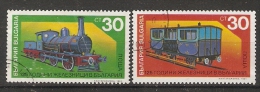 Bulgaria 1991  125th Ann. Of Bulgarian Railway  (o)  Mi.3938-3939 - Used Stamps