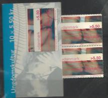 Danemark 2001 Carnet Neuf C1285  Culture Des Jeunes  Amour - Booklets