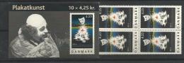 Danemark 2003 Carnet Neuf C1344 Europa Art De L'affiche - Booklets