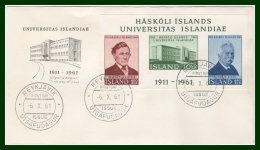 ISLANDE FDC  MS 1961 - FDC