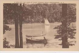 North Carolina Greensboro A View Of The Lake At Camp Herman Near Greensboro Artvue - Greensboro