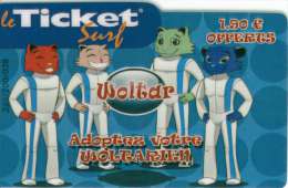 TICKET SURF FT NON GRATTE 200 EX RARE - Tickets Surf