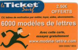 TICKET SURF FT NON GRATTE 2000 EX - Surf Tickets