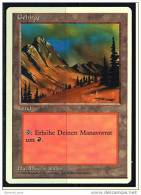 Karte Magic The Gathering  -  Land  -  Gebirge  -  Deutsch - Other & Unclassified