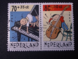 PAYS  -  BAS   ( O )  De  1992   "    Surtaxe  Pour  L' Enfance     "   N° 1420  / 1421       2 Val . - Used Stamps