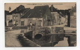 CPA  89 :  ISLE SUR SEREIN  Le Pont Sur Le Bief Du Moulin    A  VOIR  !!!!!!! - L'Isle Sur Serein