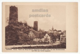 GERMANY  AK KOHREN-SAHLIS ~ RUINE- RESTE DER BURG KOHREN GEGRUENDET VON DEN SORBENWENDEN~ C1910s-20s Postcard [5769] - Kohren-Sahlis