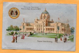 Worlds Fair 1904 St Louis MO Postcard - St Louis – Missouri