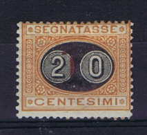 Italy: Segnatasse 1890 Sa 18, Mi 18, MH/* Signed, - Taxe