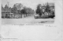 62  SAINT POL SUR TERNOISE  PAS DE CALAIS  - BOULEVARD  CARNOT  -  CPA  N/B  9x14 BE - Saint Pol Sur Ternoise