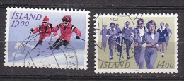 Q1134 - ISLANDE ICELAND Yv N°556/57 - Gebraucht