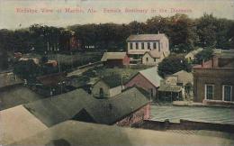 Alabama Marion Birds Eye View With Female Seminary In The Distance - Altri & Non Classificati