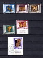 Israel   1966   .-   Y&T  Nº   319/324 - Oblitérés (sans Tabs)