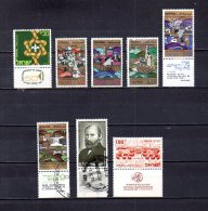 Israel   1968   .-   Y&T  Nº   362 - 363/367 - 368 - 369 - Oblitérés (sans Tabs)