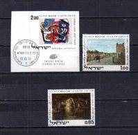 Israel   1970  .-   Y&T Nº    426/428 - Usati (senza Tab)