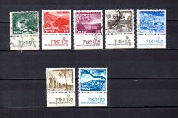 Israel   1973-75  .-   Y&T Nº    532/538 - Used Stamps (with Tabs)