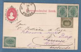 1892 - Intero Postale Austro-Ungarico  Usato In Partenza Da San Marino - Covers & Documents