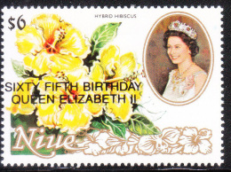 Niue 1991 Sixty Fifth Birthday QEII MNH - Niue