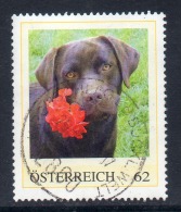 Österreich, Personalierte Briefmarken,  Hünde,  Gestempelt, Siehe Scan. - Sellos Privados