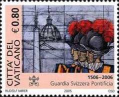 CITTA' DEL VATICANO - VATIKAN STATE - ANNO 2005 - CENTENARIO DELLA GUARDIA SVIZZERA PONTIFICIA  - ** MNH - Unused Stamps