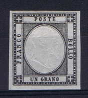 Italy Sa Nr 19 , Mi 3, MH/*, 1861, Signed, Beautiful Centered And Large Margins! - Mint/hinged