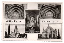 Cpsm 17 - Aulnay De Saintonge - L'église XIIe S. - (9x14 Cm) - Aulnay