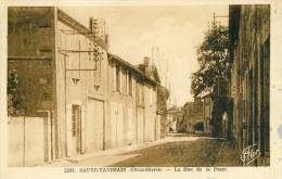 Sauze-Vaussais  La Rue De La Poste  Cpa - Sauze Vaussais