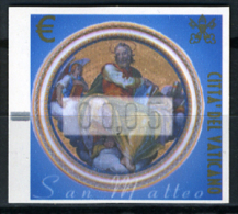 2002 - VATICANO - VATIKAN - Sass. Nr. 14C FRANC. AUTOMATICI Con Fili Di Seta - MNH - Stamps Mint - Nuovi