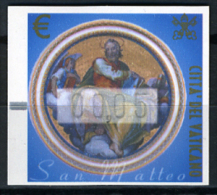 2002 - VATICANO - VATIKAN - Sass. Nr. 14C FRANC. AUTOMATICI Con Fili Di Seta - MNH - Stamps Mint - Nuevos