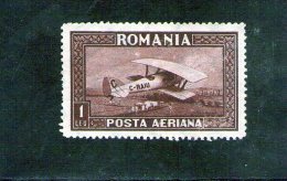 1928 - Avion Y&T No P.A. 1A  ( Lignes Verticales ) Sans Goume - Used Stamps