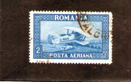 1928 - Avion Y&T No P.A. 2A  ( Lignes Verticales ) - Used Stamps