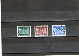 1936 -  Timbres Pour  Fonds Aviation Y&T No P.A. 25/27 - Gebraucht