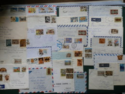 BAK1greece/LOT35    LOT DE 90  LETTRES POUR L´ETRANGER - Lettres & Documents