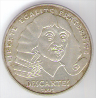 FRANCIA 100 FRANCS 1991 AG DESCARTES - Commémoratives