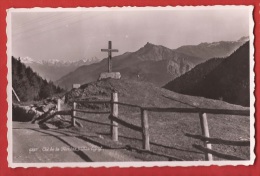 Z0107 Croix Au Col De La Forclaz Sur Martigny, Pierre à Voir. Non Circulé. Perrochet 6827 - Martigny