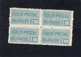 Timbre Colis Postal:année1926 Bloc De 4 N° 79* - Mint/Hinged