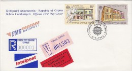 E498 - CHYPRE Yv N°746/47 FDC  EUROPA CEPT - Lettres & Documents